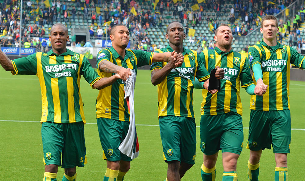 Foto's ADO Den Haag - AZ Alkmaar - Groen Geel Hart