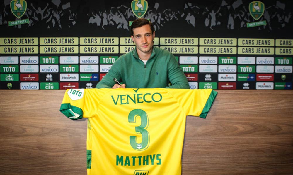 Hervé Matthys naar ADO Den Haag
