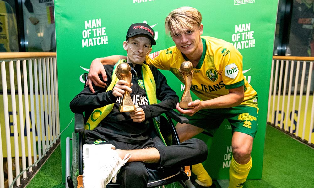 Overleden ADO-fan Dani jongen met een leeuwenhart