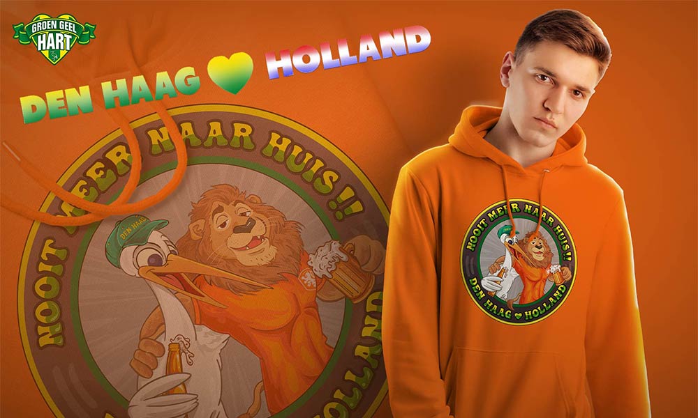 Vanaf nu verkrijgbaar: De Haagse Oranje Hoodie