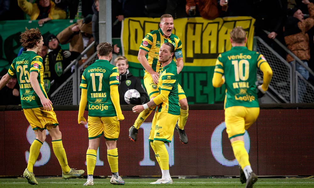 ADO wint van Go Ahead Eagles en plaatst zich voor kwartfinale KNVB Beker