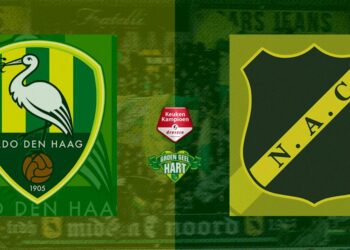 ADO wint van NAC maar verliest Verheydt met rode kaart