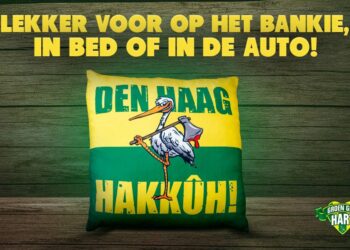 Nu verkrijgbaar: Het DEN HAAG HAKKÛH-kussentje!
