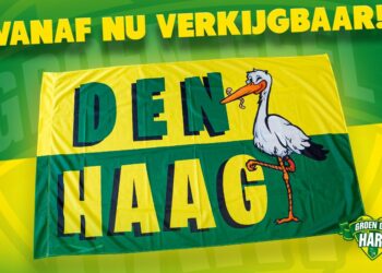 Vanaf nu verkrijgbaar: Den Haag ooievaar vlag 2023