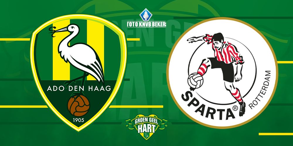 Gehavend ADO speelt ijzersterk en stunt in de KNVB Beker tegen Sparta