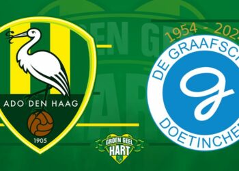 ADO komt met de schrik vrij tegen De Graafschap en bereikt halve finale play-offs