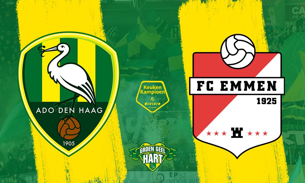 Alex Schalk bezorgt ADO zege tegen FC Emmen