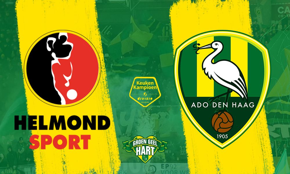 ADO geeft weer voorsprong weg en verliest van Helmond Sport