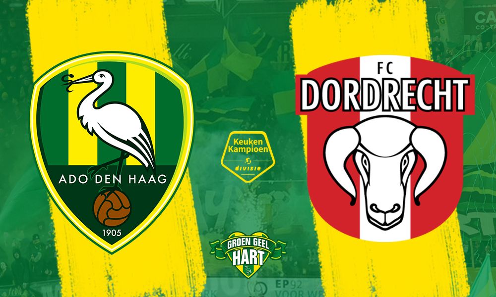 ADO wint van FC Dordrecht na late goal en herovert tweede plek