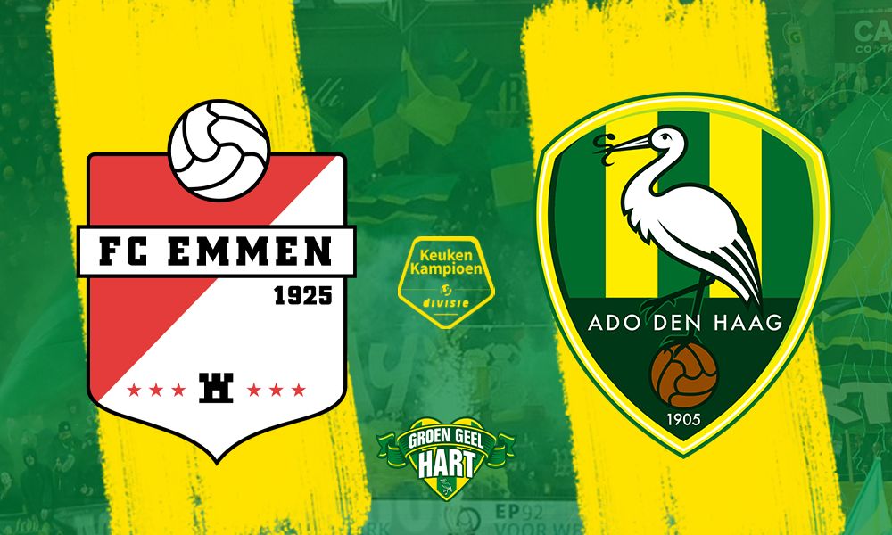 ADO pakt derde periodetitel na winst op FC Emmen