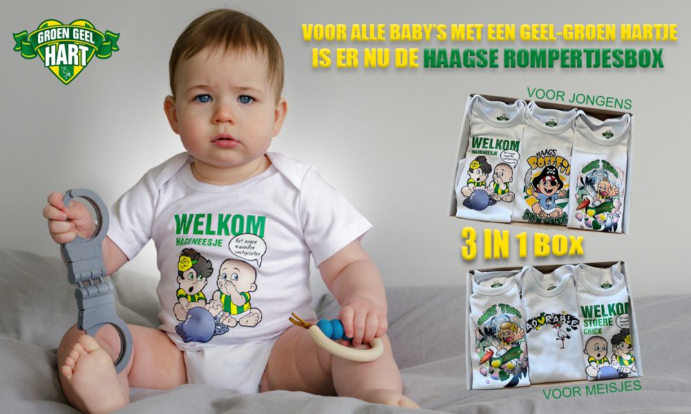 Nu verkrijgbaar: De Haagse rompertjesbox!