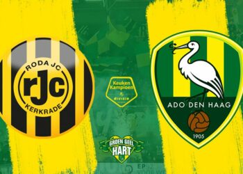 ADO geeft in laatste seconde voorsprong weg tegen Roda JC