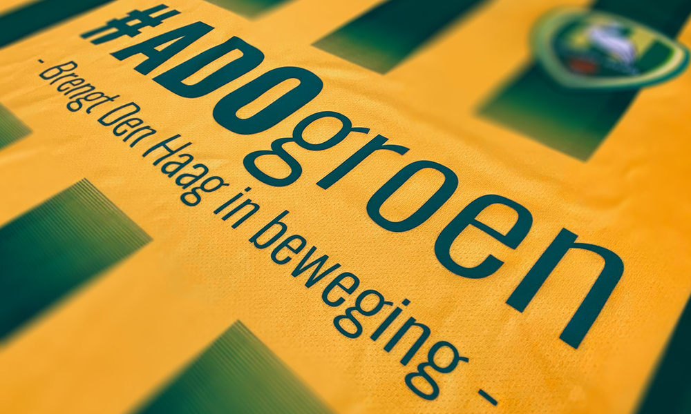 #ADOgroen nieuwe hoofdsponsor ADO Den Haag