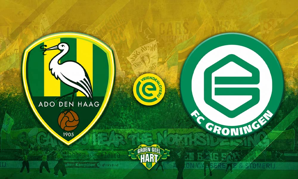 ADO na zwakke eerste helft kansloos tegen FC Groningen