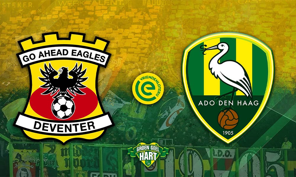 ADO Den Haag blijft puntloos na nederlaag bij Go Ahead Eagles